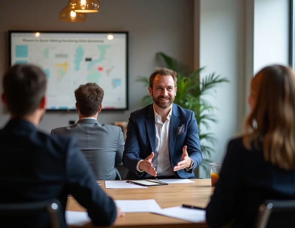 Venture capital pitch coaching session